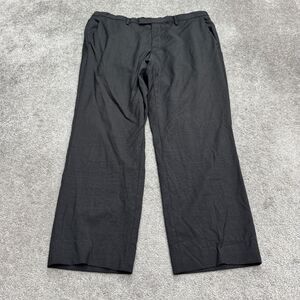 Hugo Boss The James Sharp 5 Wool Blend Dress Pants Mens 48R Dark Gray Straight